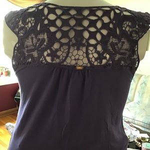 Dex Purple Lace Blouse